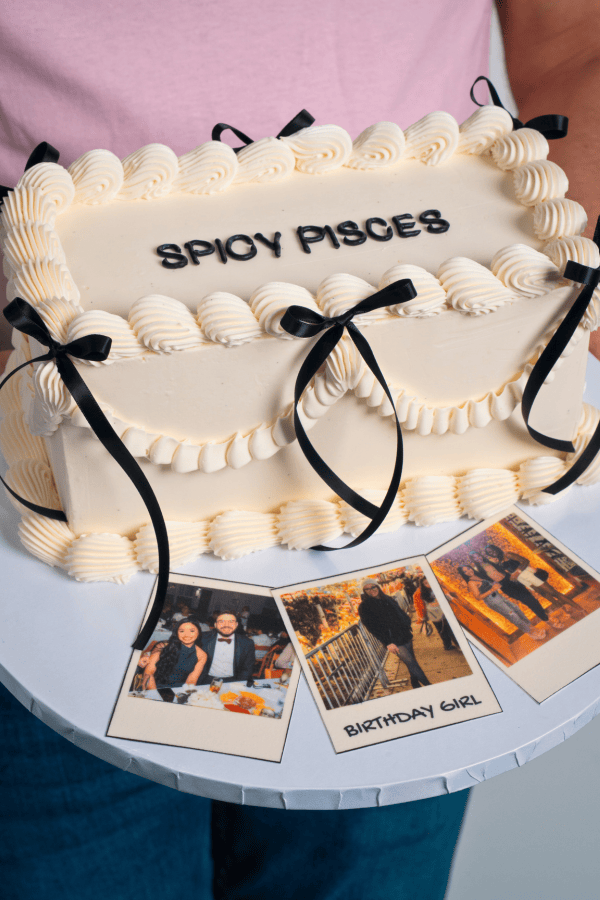 Coquette Memory Lane Cake