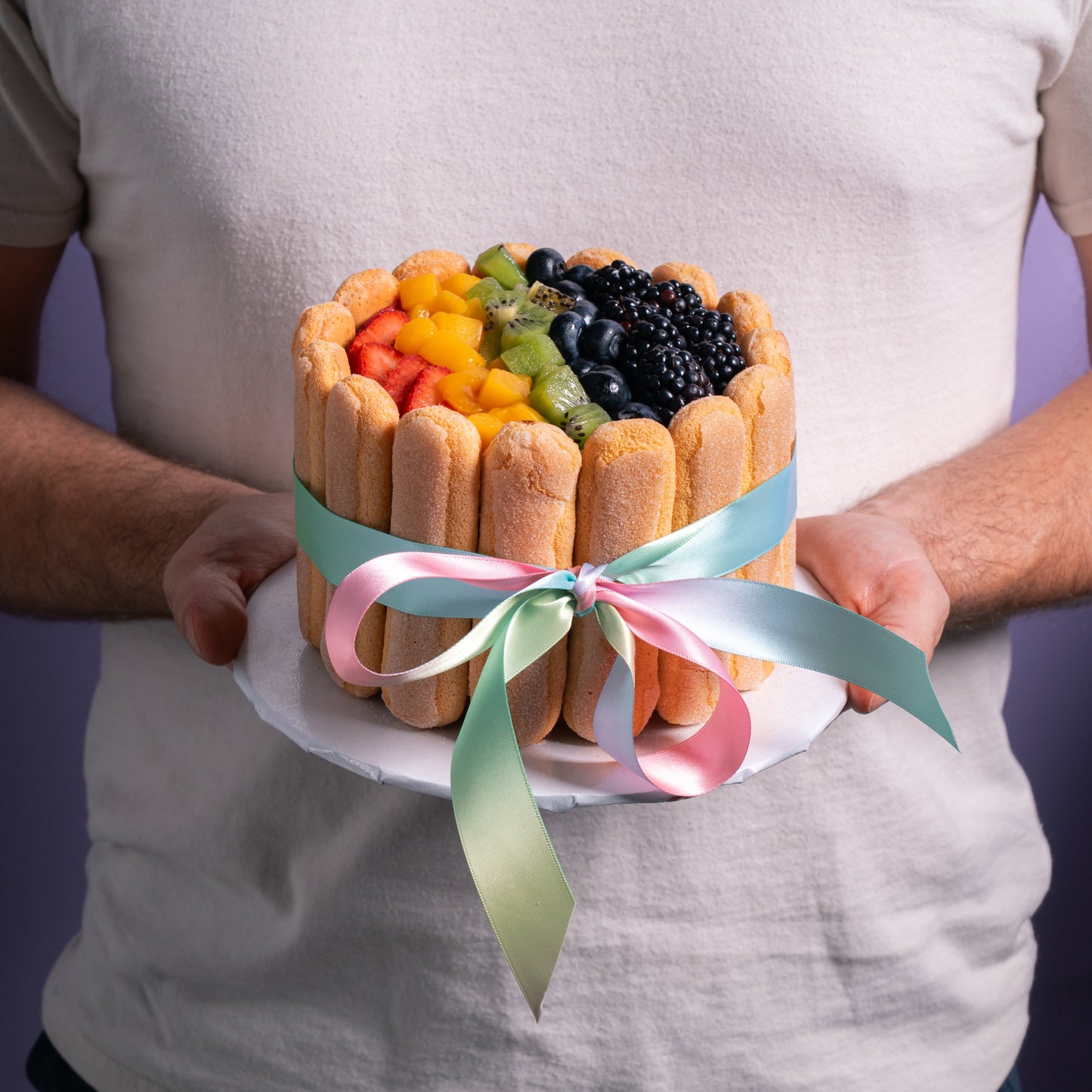 Fruit Charlotte Cake