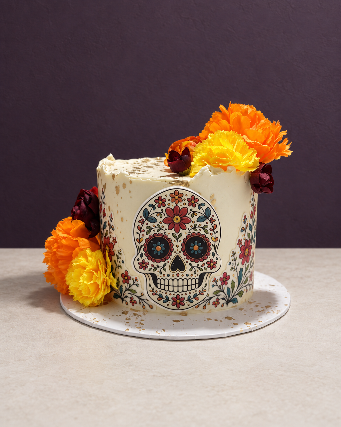 Marigold Magic Halloween Cake | dbakers Sweet Studio