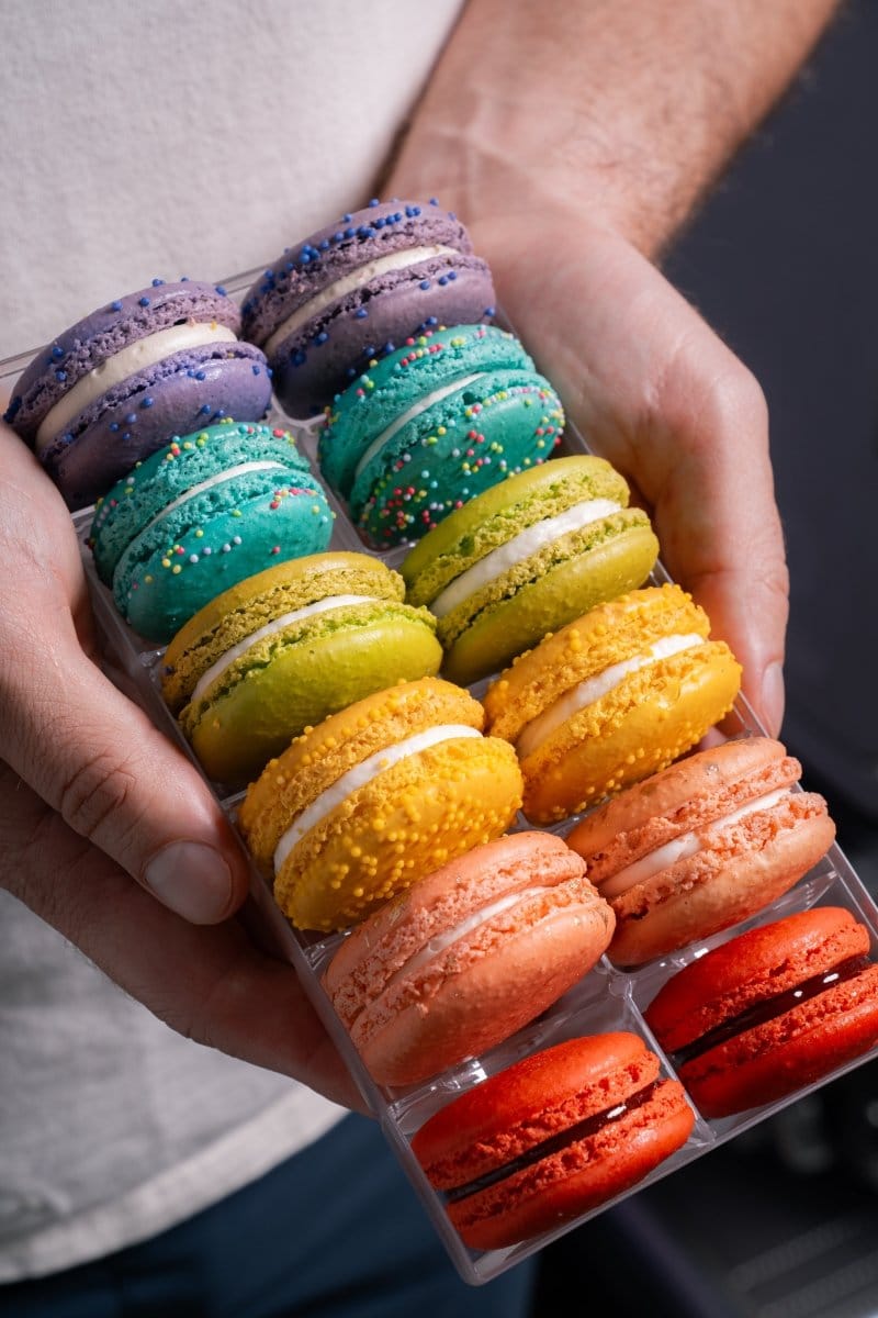 Box of 12 Pride Macarons - dbakers Miami