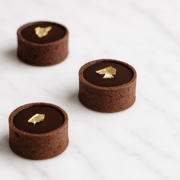 Chocolate Dulce de Leche Mini Tarts (Box of 12) | dbakers Sweet Studio