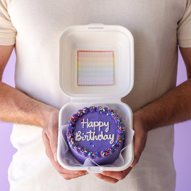 Classic Birthday Bento Cake | dbakers Sweet Studio