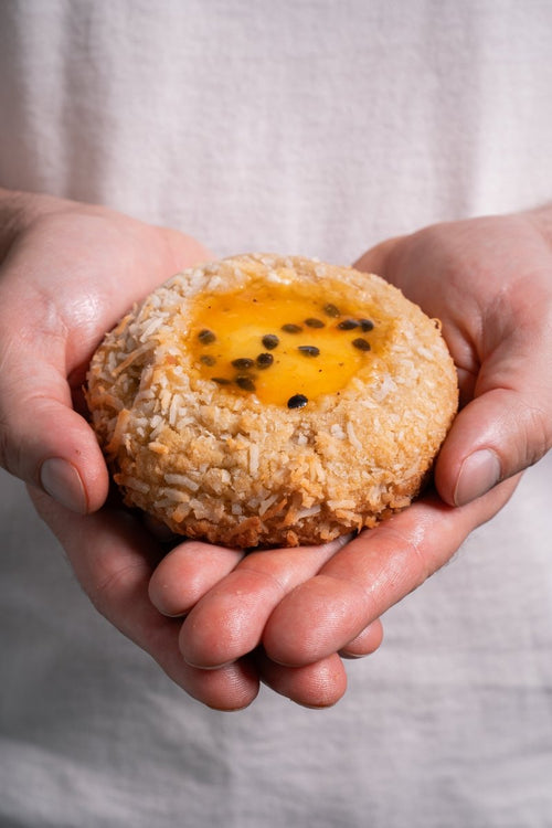 🥥✨ Coconut Passion Fruit Cookie | dbakers Sweet Studio