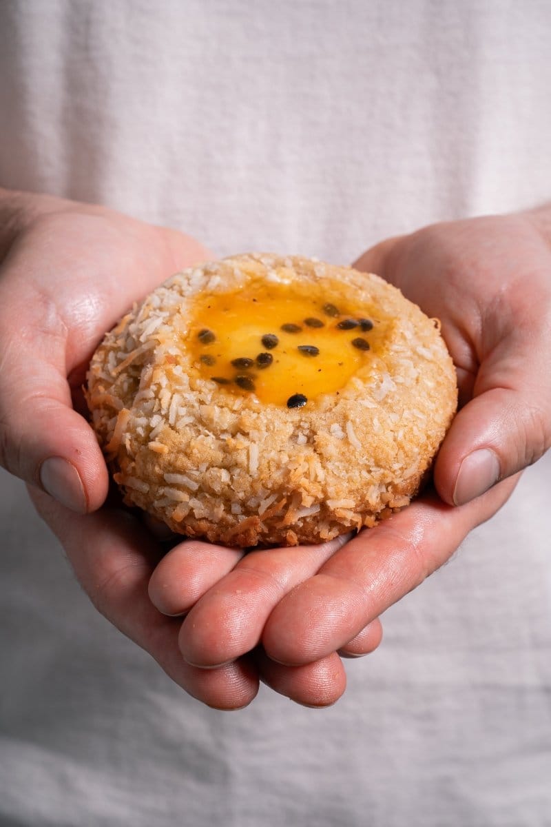 🥥✨ Coconut Passion Fruit Cookie | dbakers Sweet Studio