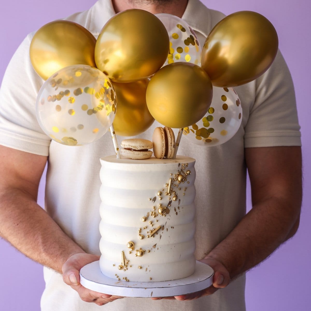 Gold Balloon Extravaganza | dbakers Sweet Studio