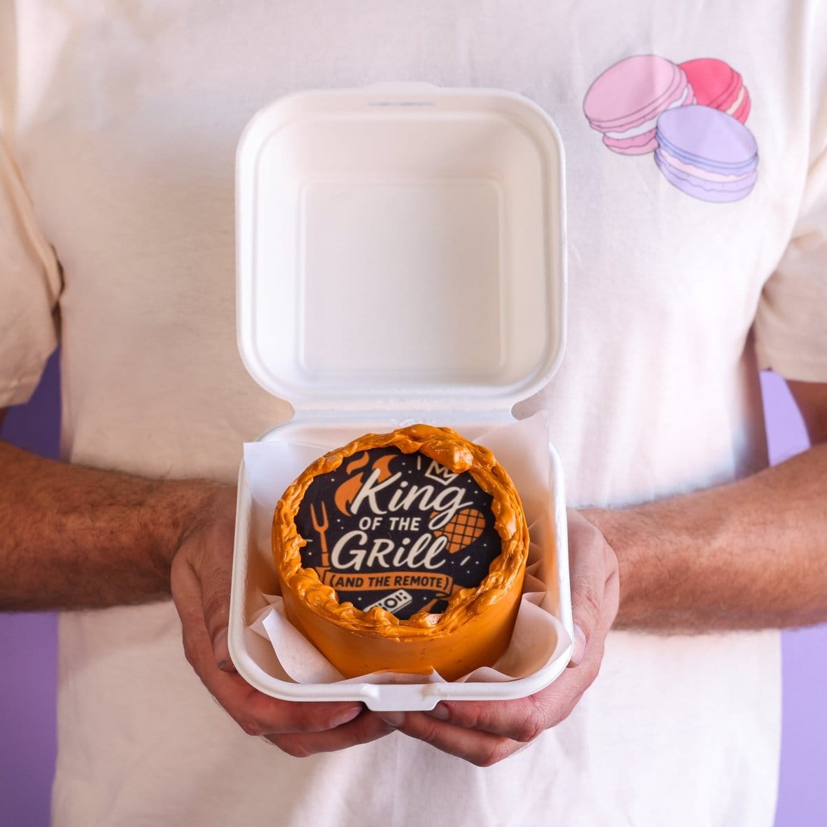 King of the Grill (and the Remote) Bento Cake | dbakers Sweet Studio