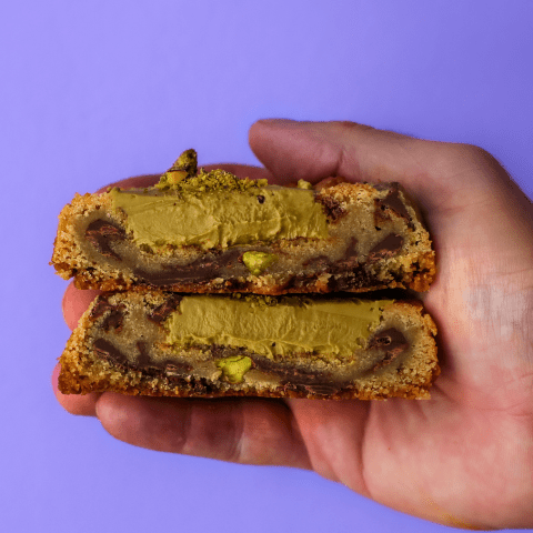 Pistachio Dark Chocolate Chip Cookie | dbakers Sweet Studio