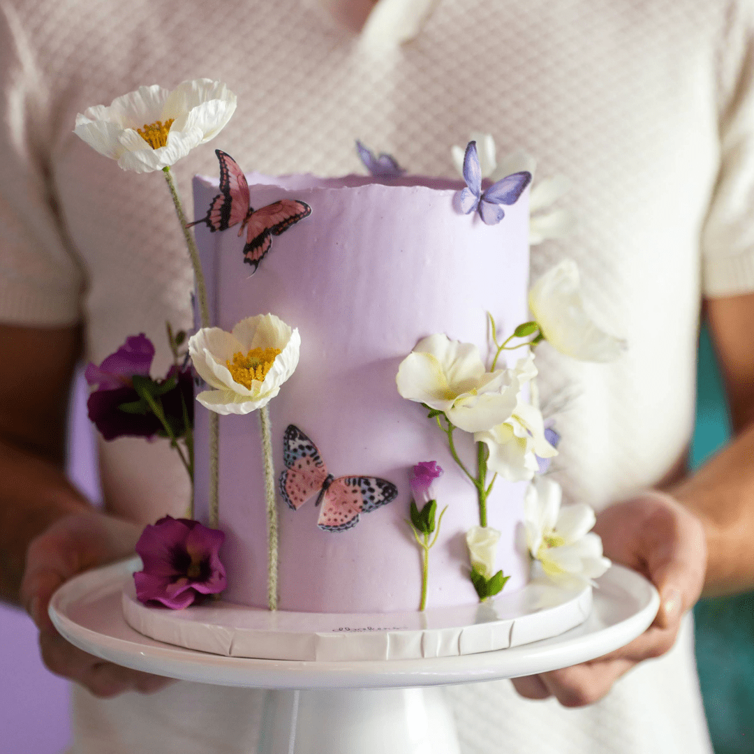 Purple Floral | dbakers Sweet Studio