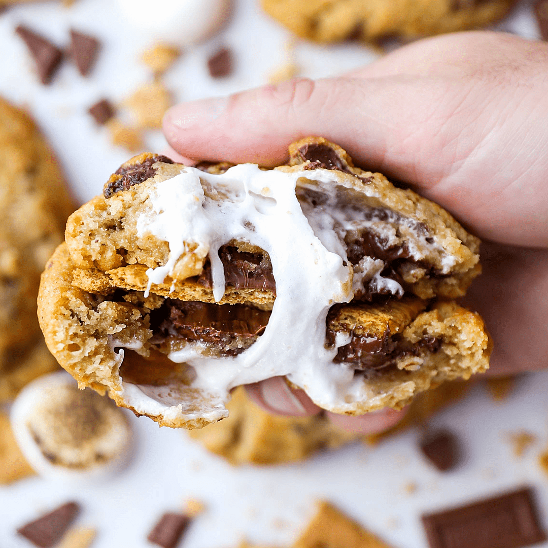 S'mores Chocolate Chip Cookie | dbakers Sweet Studio