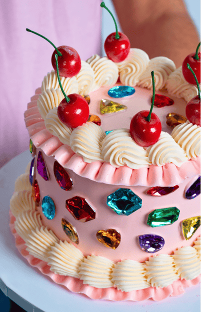 Bejeweled Cake