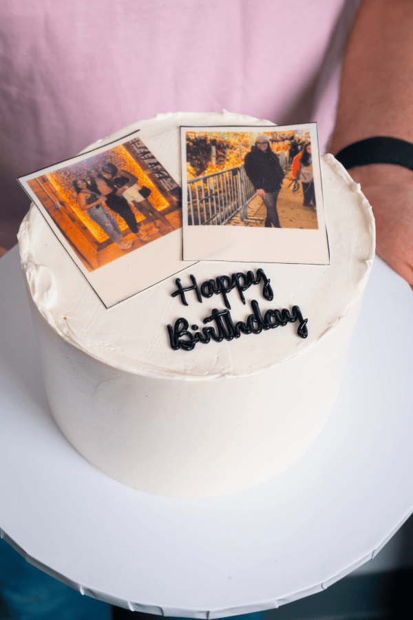 Polaroid Cake