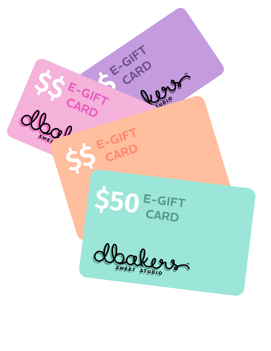 $50 dbakers Gift card  | dbakers Sweet Studio