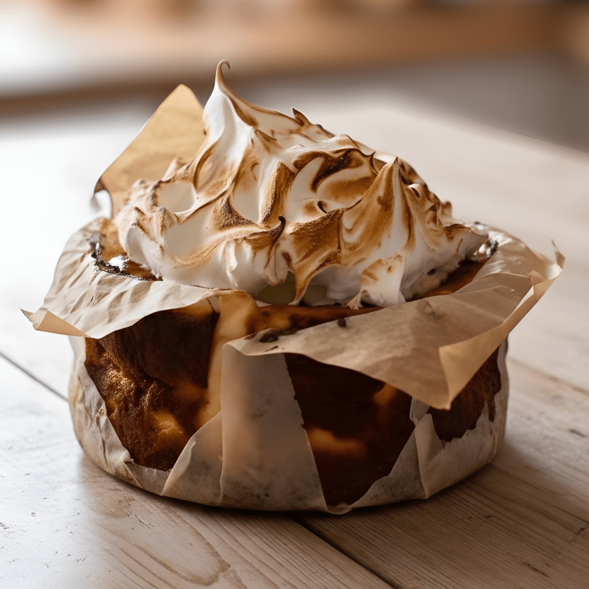 6" Lemon Meringue Basque Cheesecake - dbakers Miami
