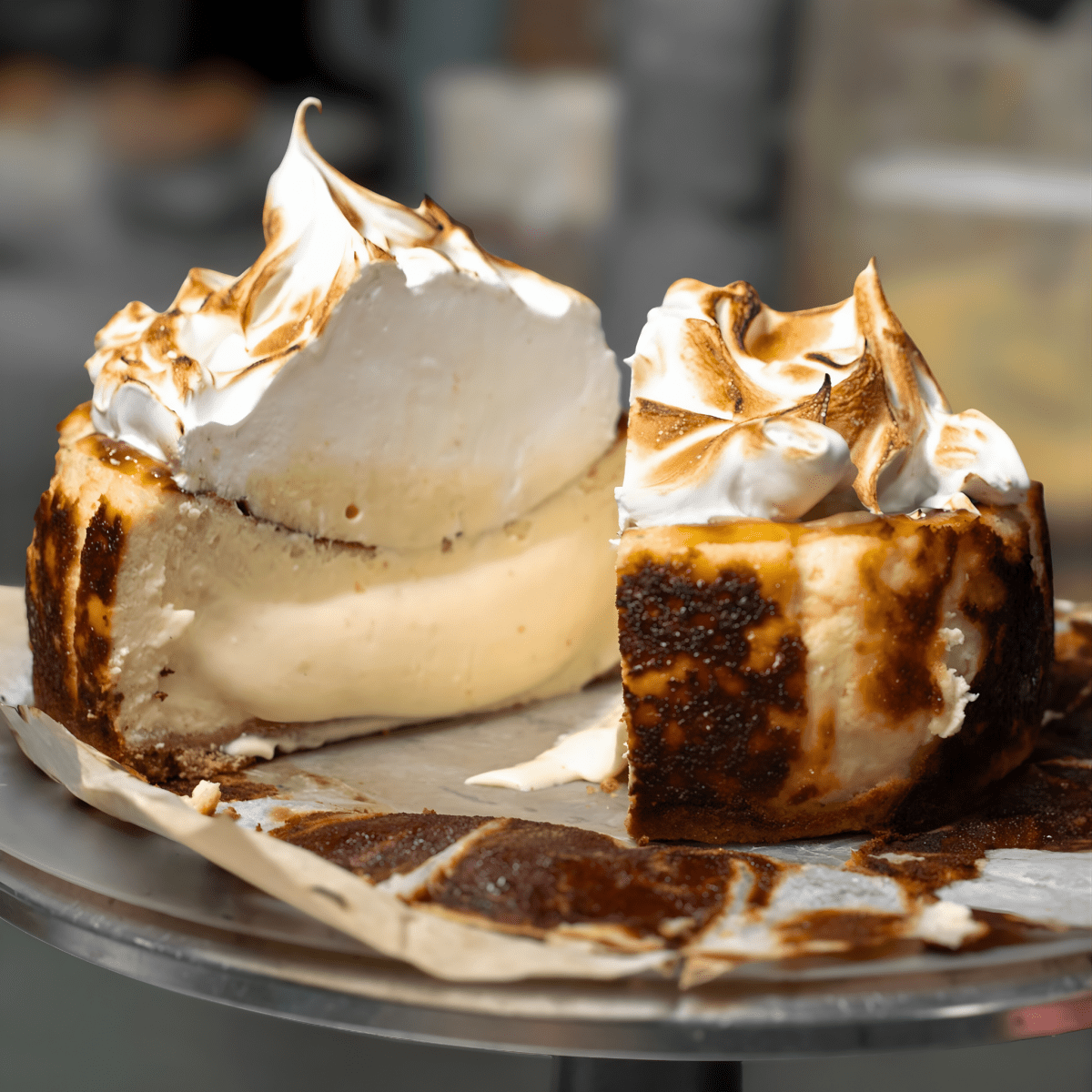 6" Lemon Meringue Basque Cheesecake - dbakers Miami