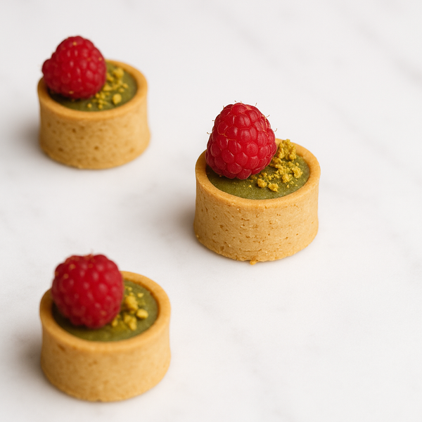 Pistachio Raspberry Mini Tarts (Box of 12)