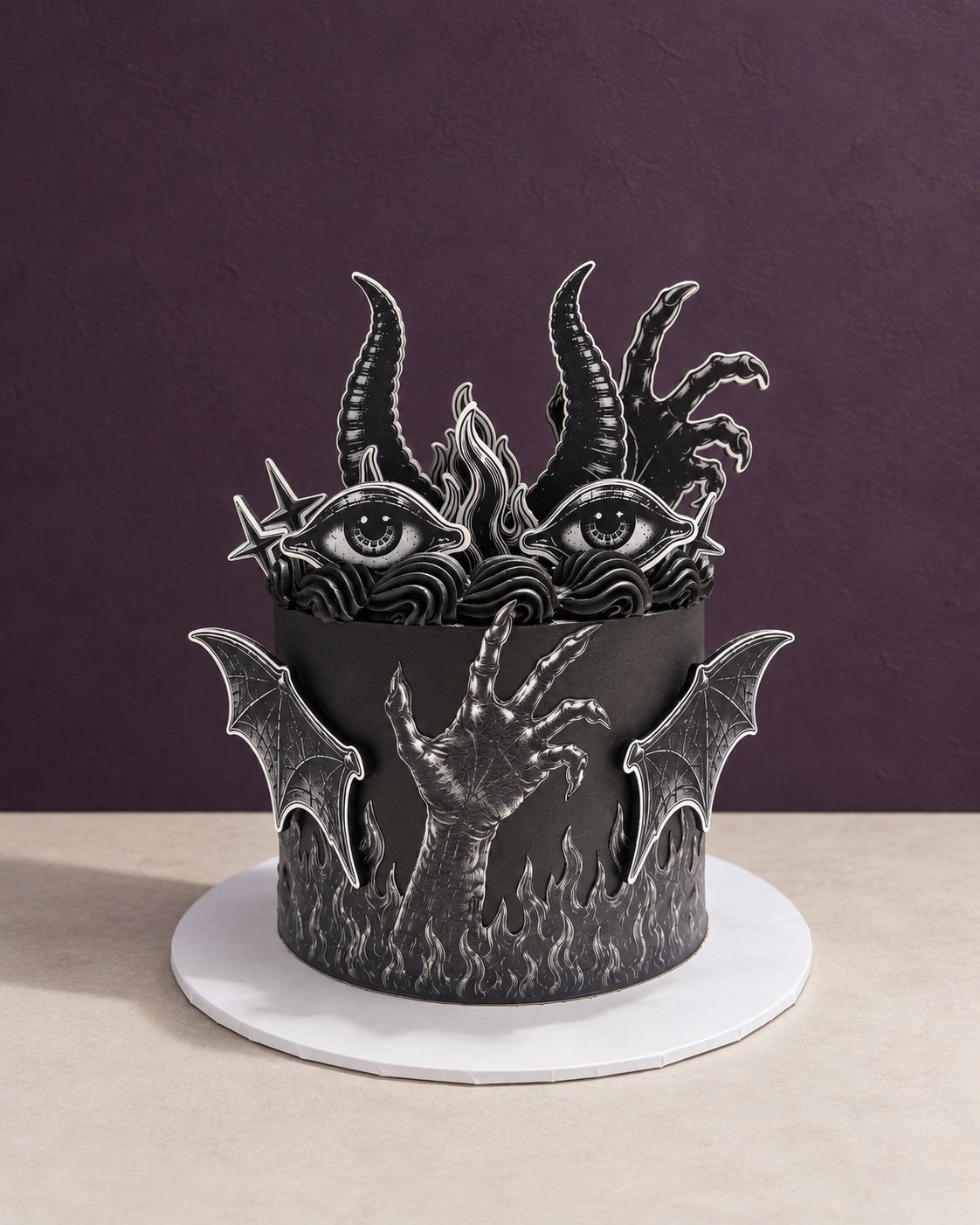 Gothic Spell Halloween Cake | dbakers Sweet Studio
