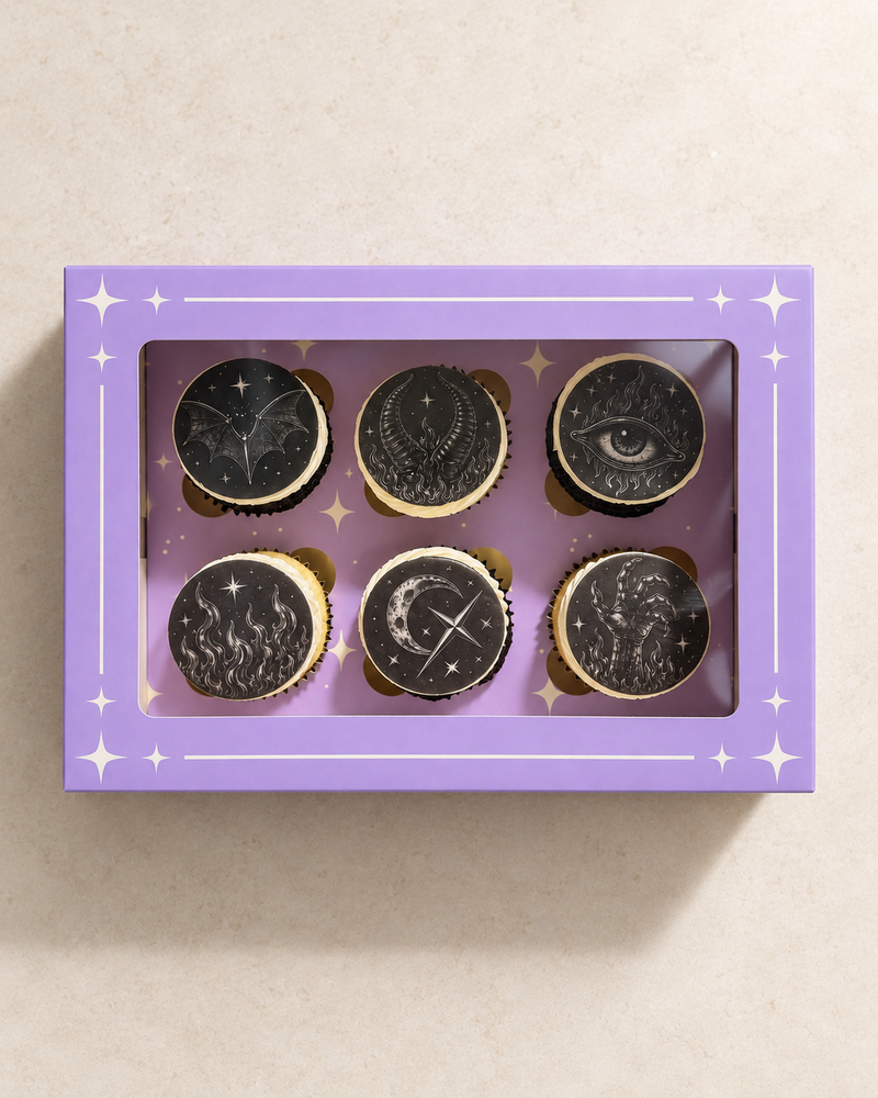 Gothic Spell Halloween Cupcakes | dbakers Sweet Studio