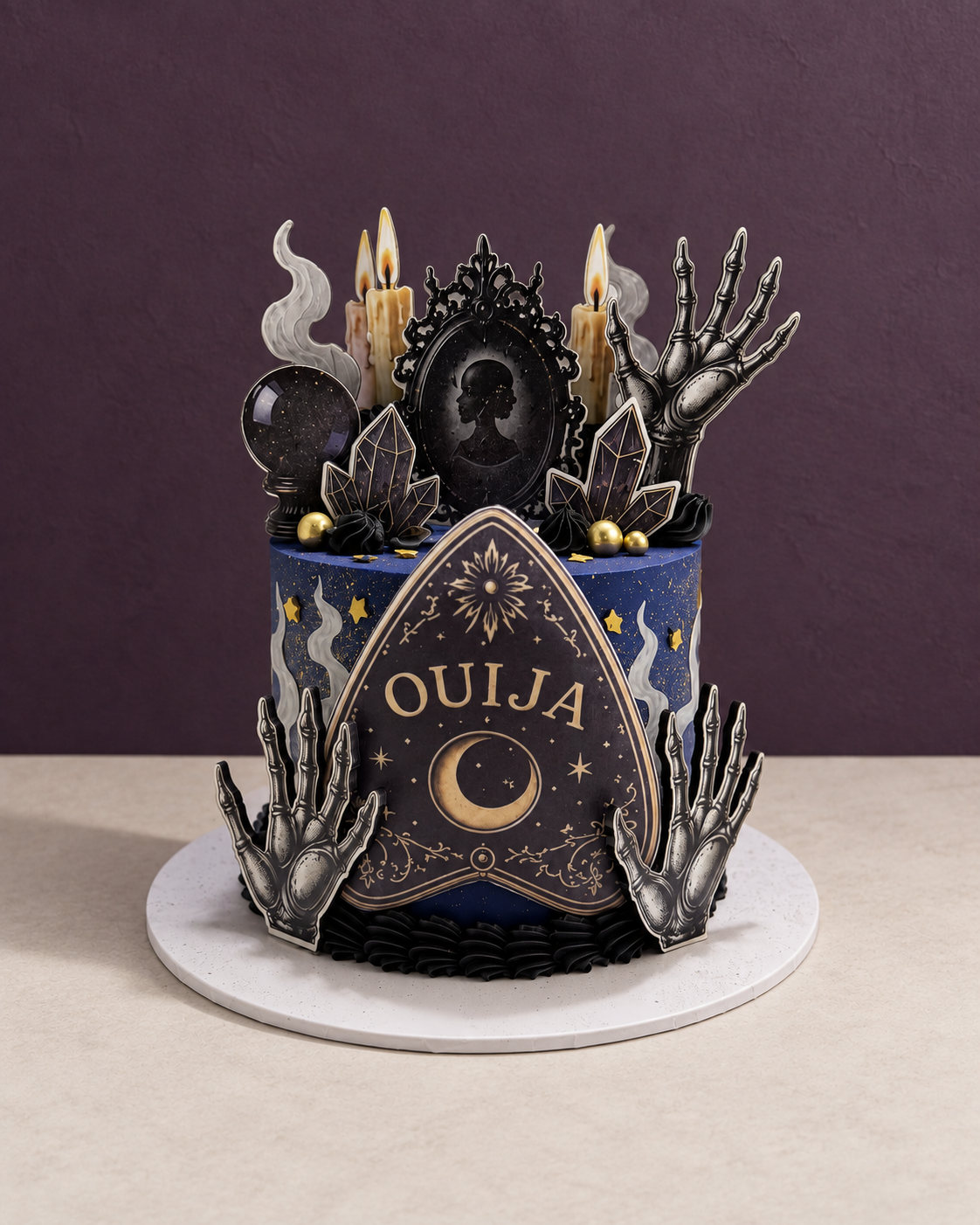 Midnight Séance Halloween Cake | dbakers Sweet Studio