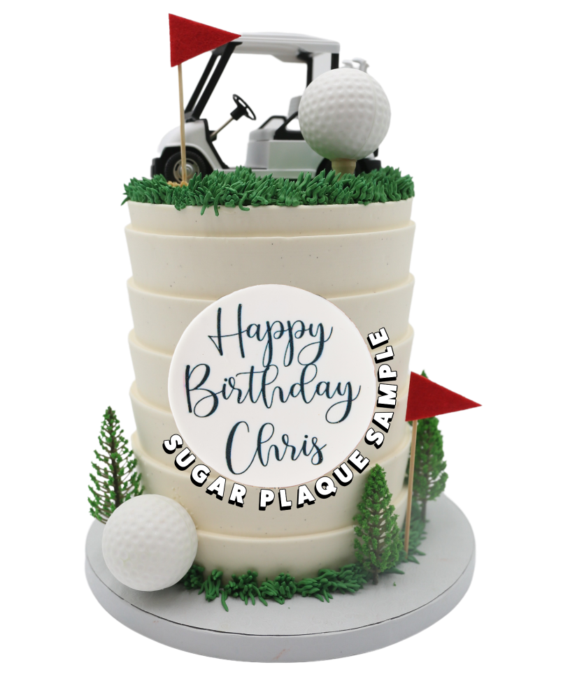 Buy Golf Theme Custom Cake Topper, Golf Cake Topper Online in India - Etsy