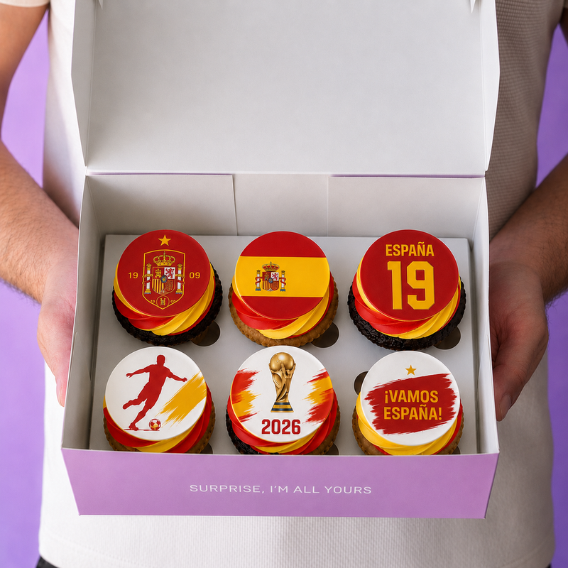 ¡Vamos España! Cupcakes