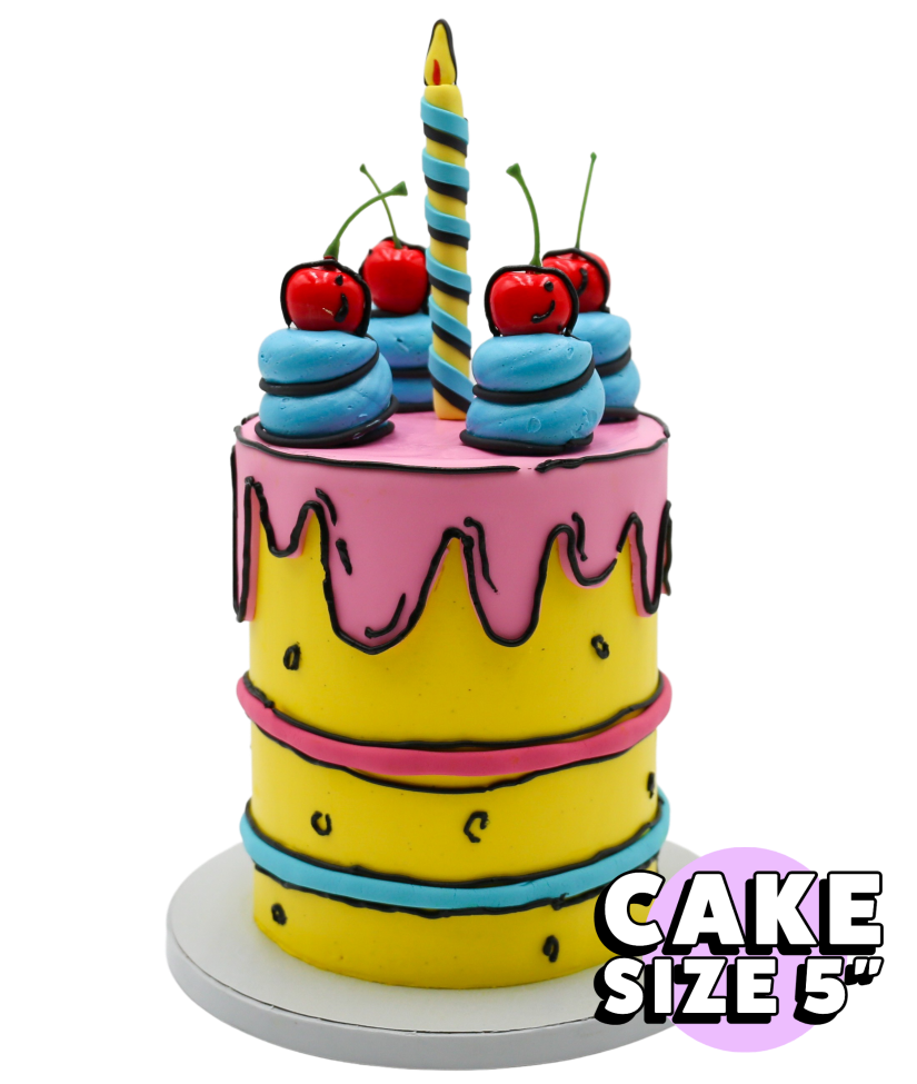 50+ Cute Comic Cake Ideas For Any Occasion : Chocolate Cartoon Cake