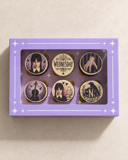 Wednesday Halloween Cupcakes | dbakers Sweet Studio