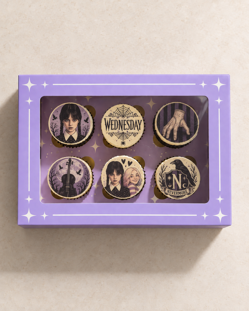 Wednesday Halloween Cupcakes | dbakers Sweet Studio
