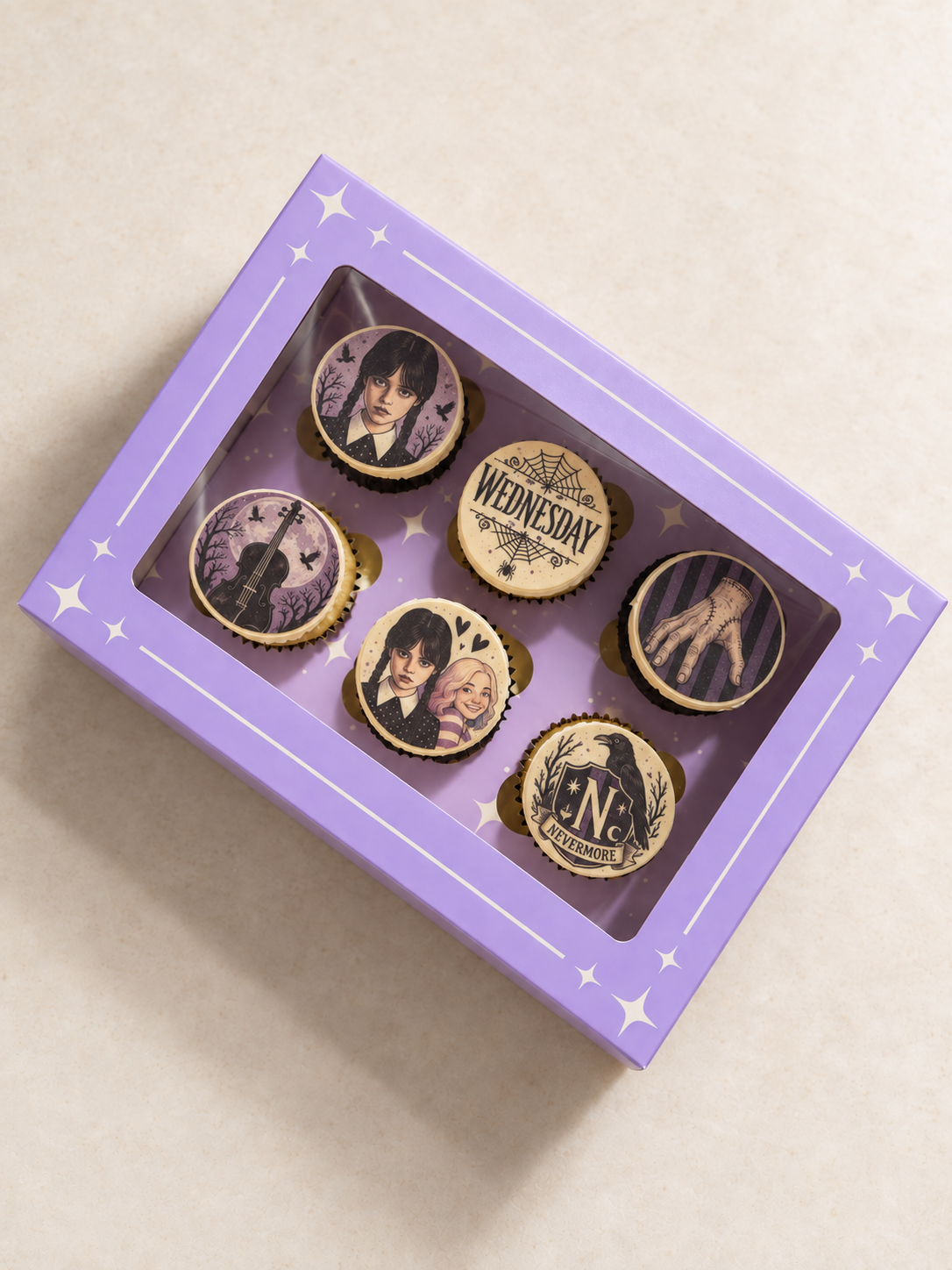 Wednesday Halloween Cupcakes | dbakers Sweet Studio