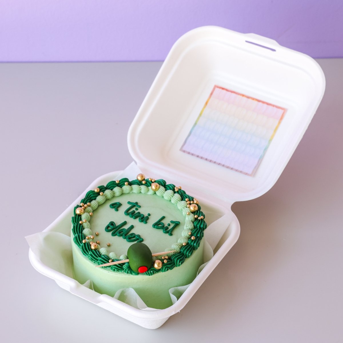 A tini bit older Bento Cake - dbakers Miami