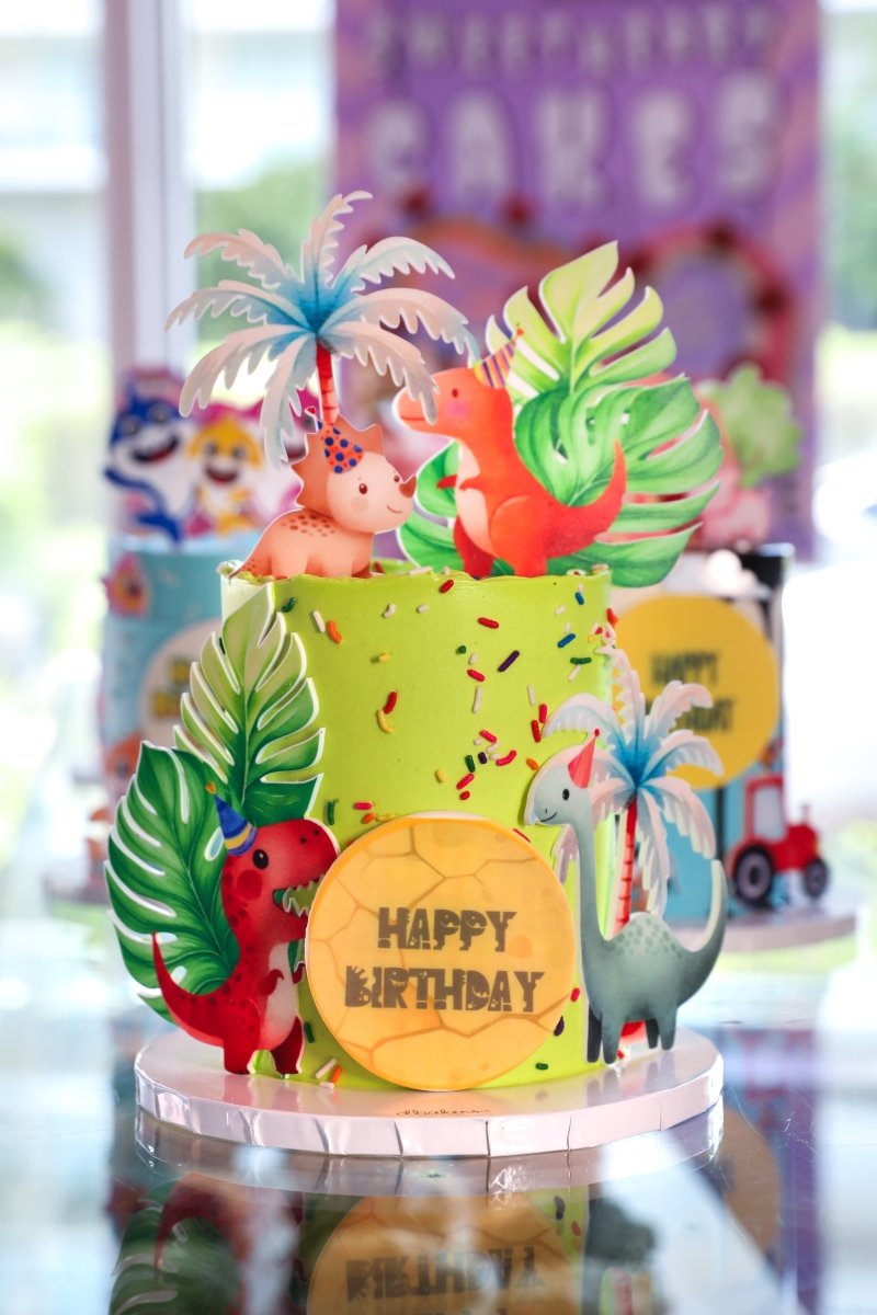 Baby Dinosaur Cake - dbakers Miami