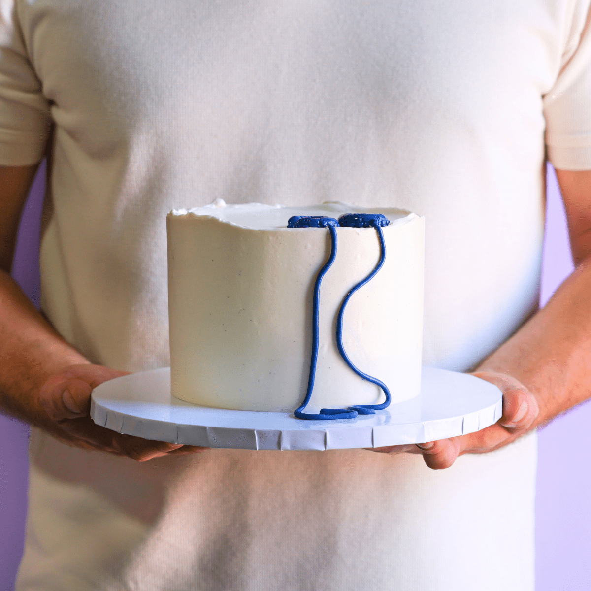 Balloon Number – Minimalist Cake - dbakers Miami