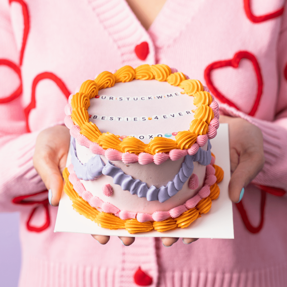 Besties 4 Ever Mini Cake - dbakers Miami