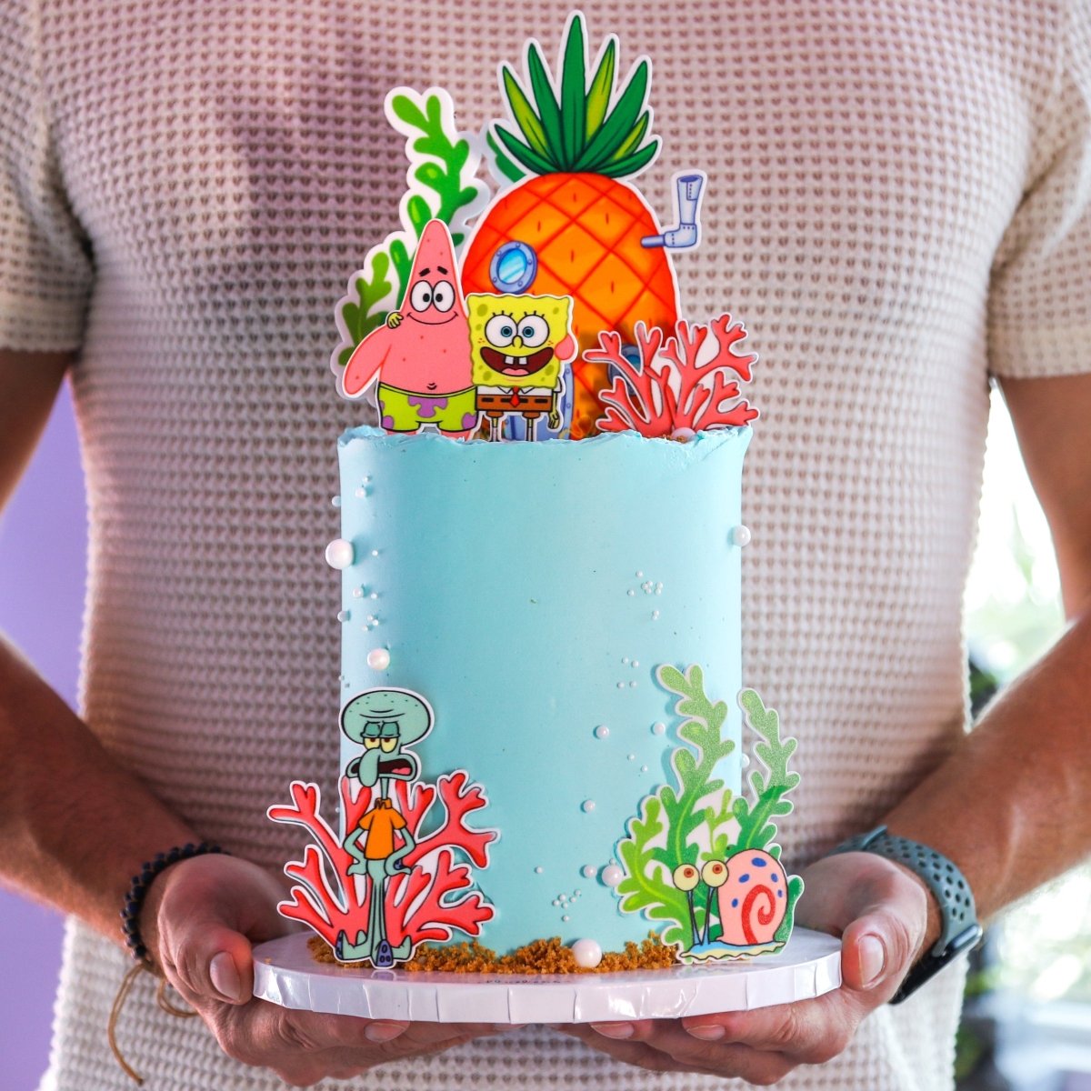 Bikini Bottom Cake - dbakers Miami