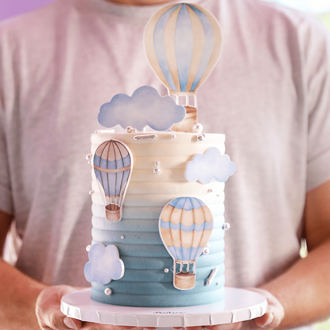 Blue Cloud Nine Cake  | dbakers Sweet Studio