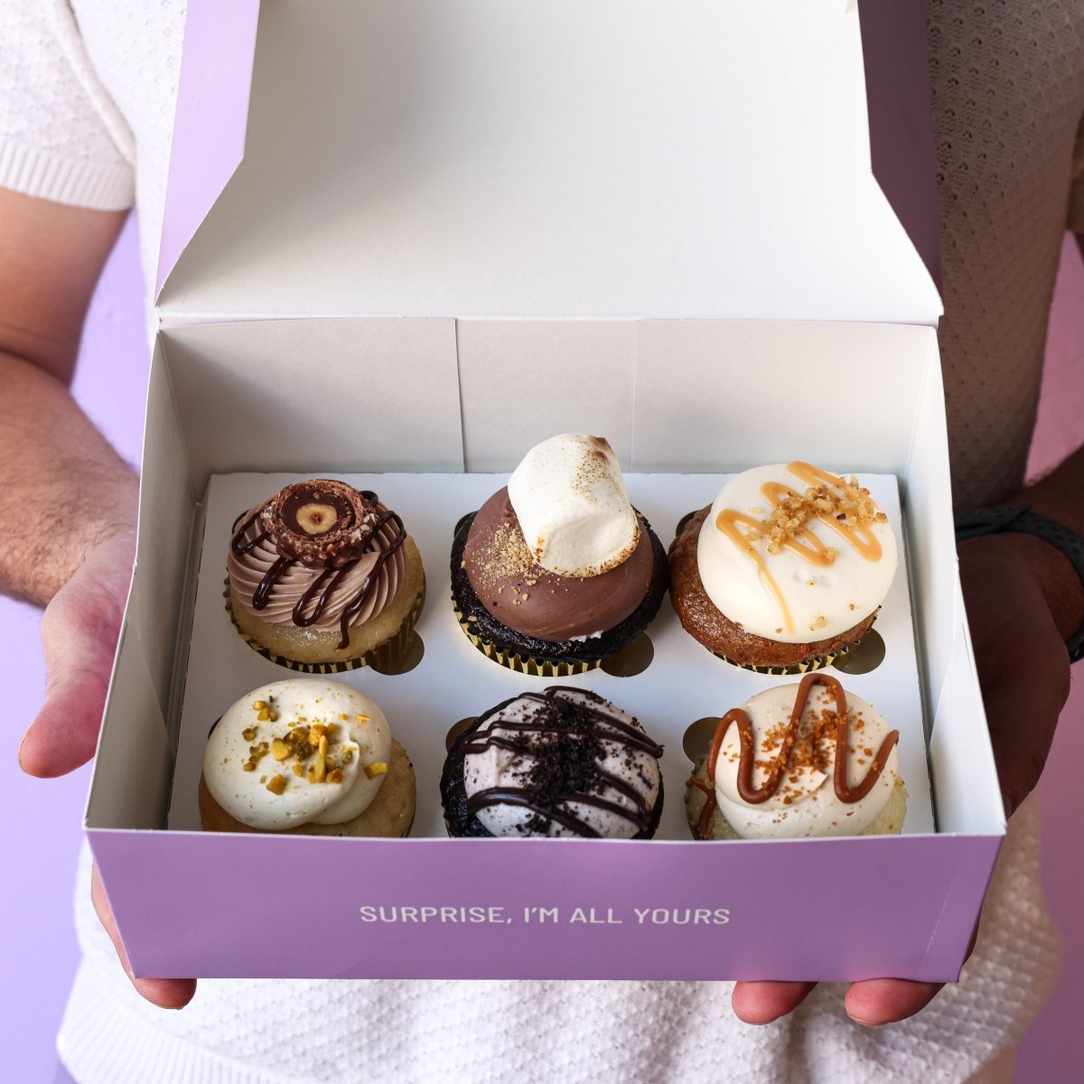 Box of 6 Cupcakes - dbakers Miami