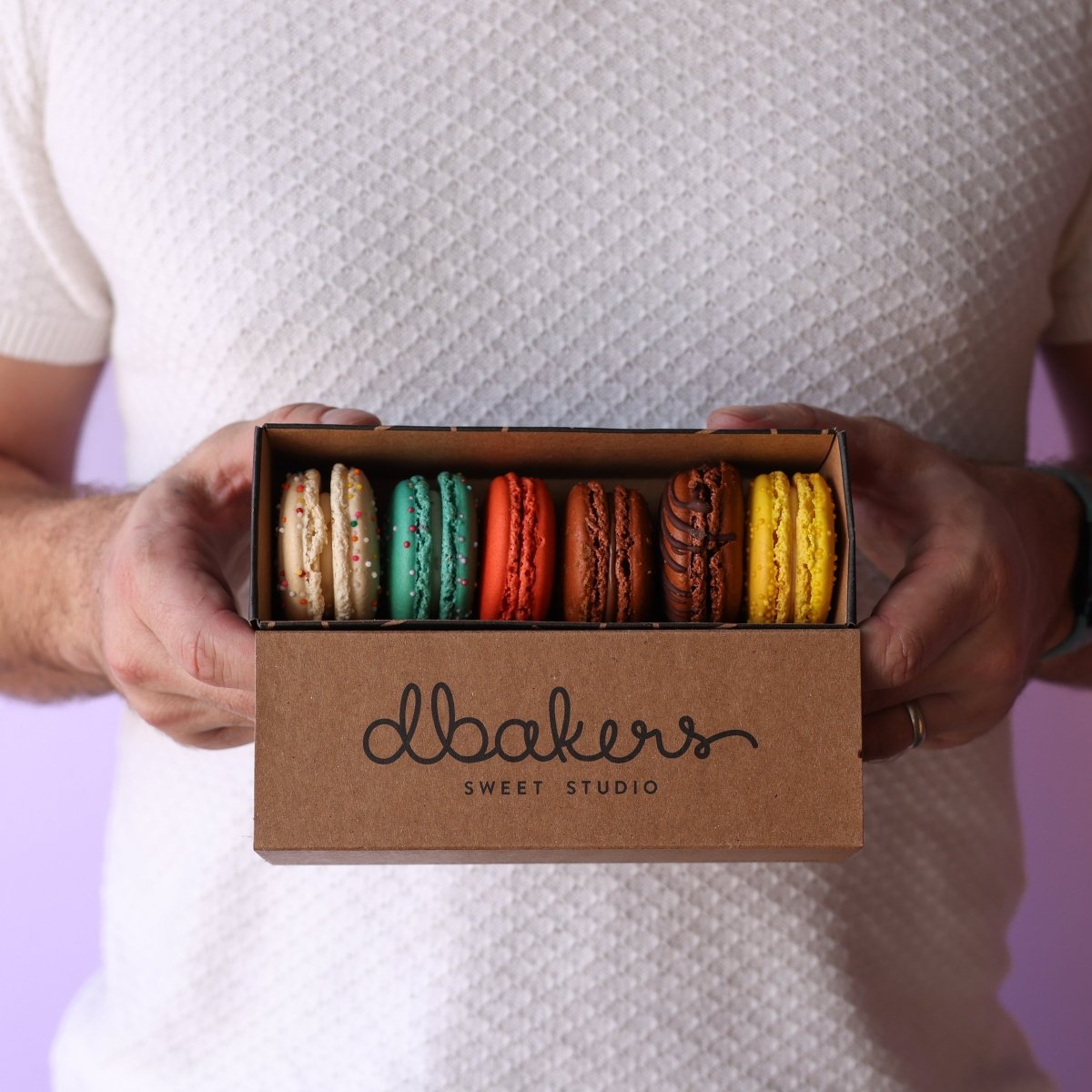 Box of SIX Macarons  | dbakers Sweet Studio