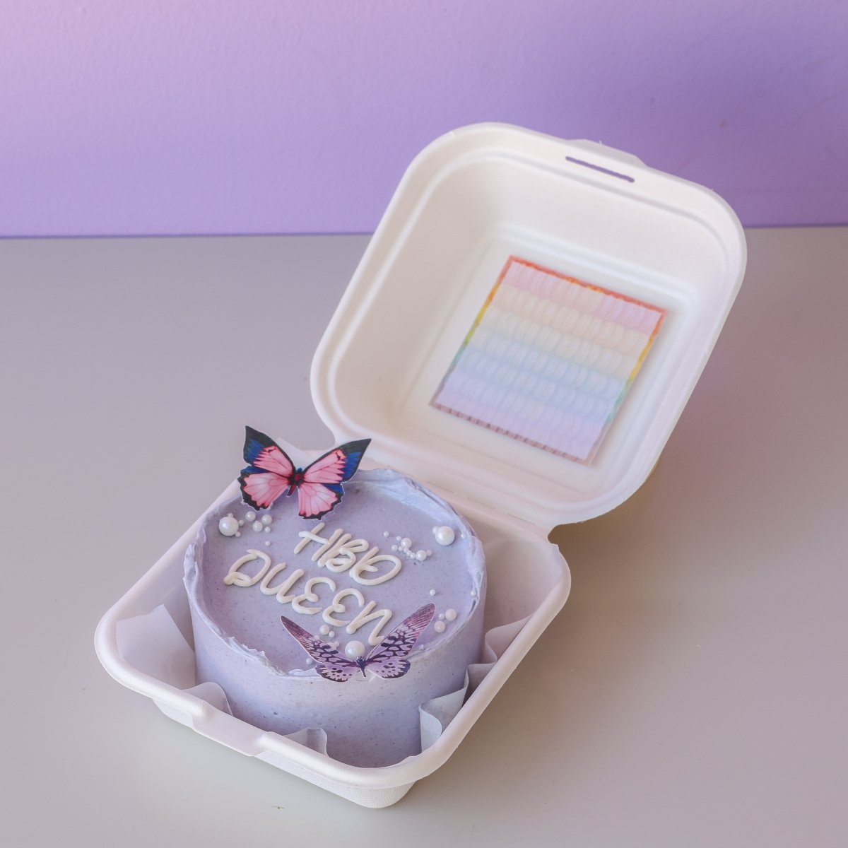 Butterfly Bento Cake  | dbakers Sweet Studio