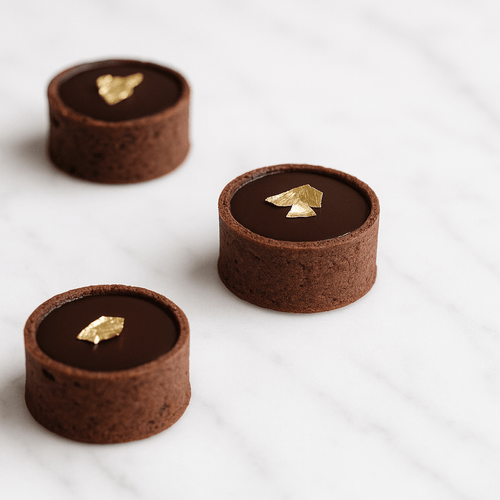 Chocolate Dulce de Leche Mini Tarts (Box of 12)  | dbakers Sweet Studio