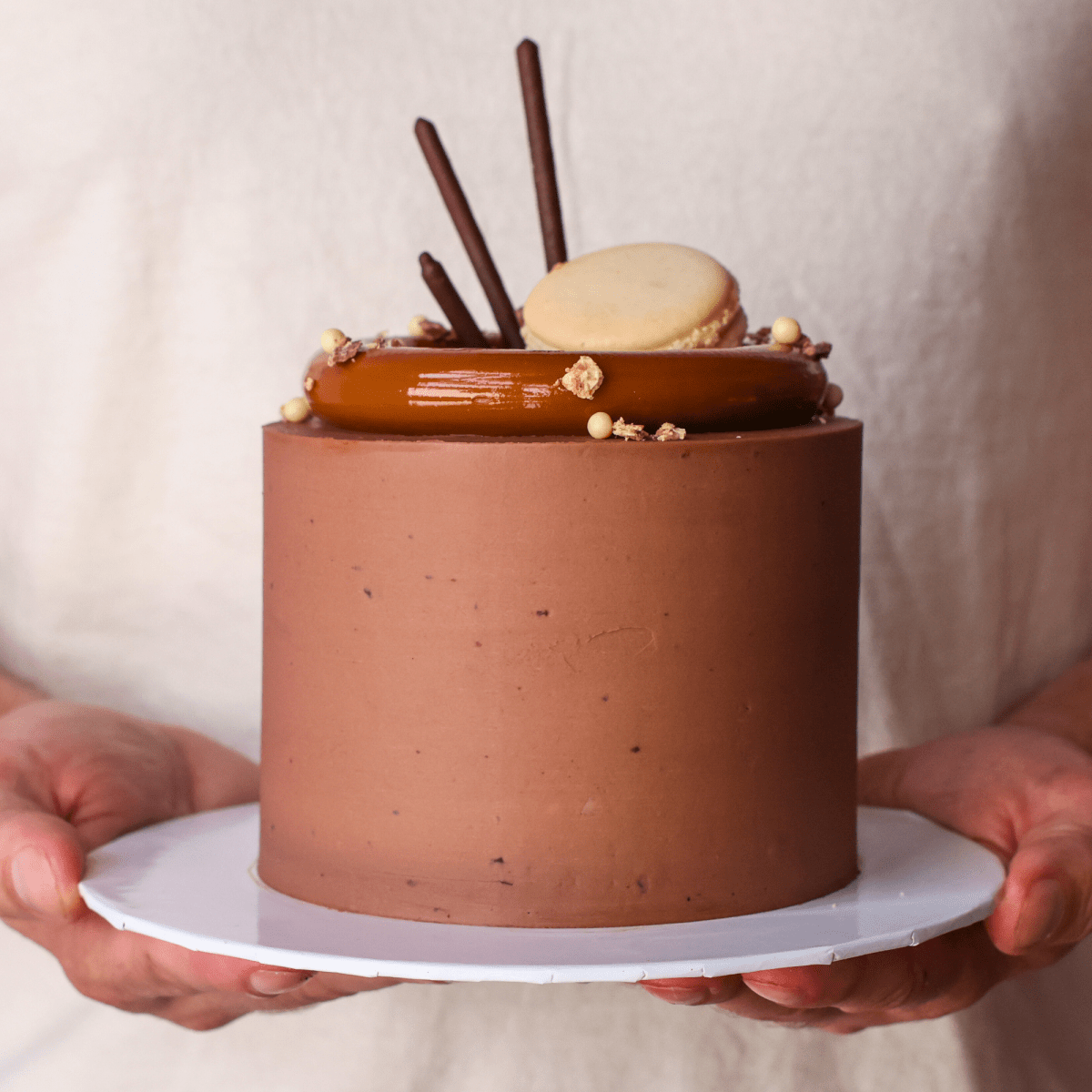 Chocolate Dulce de Leche Signature Cake  | dbakers Sweet Studio