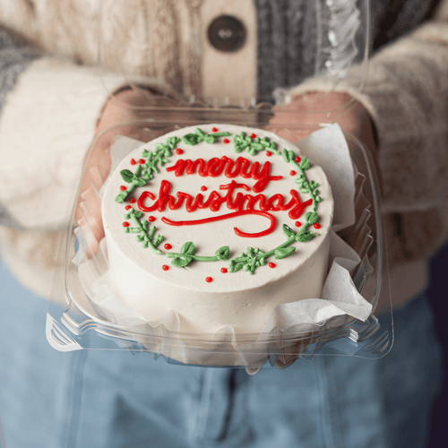 Christmas Bento Cake - dbakers Miami