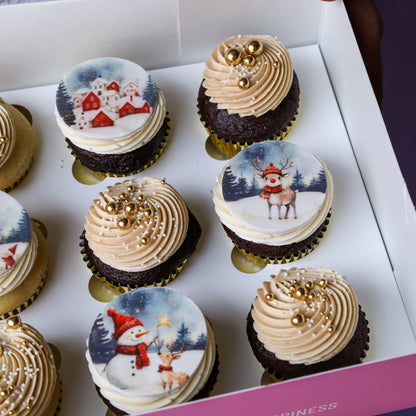 Christmas Cupcakes - dbakers Miami