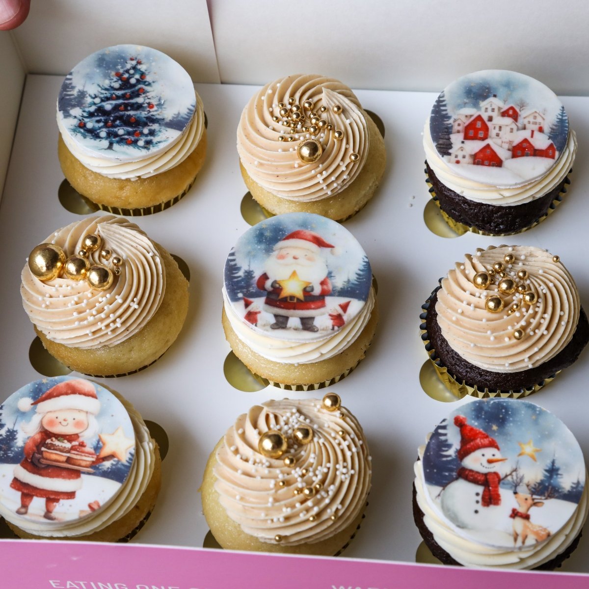 Christmas Cupcakes - dbakers Miami