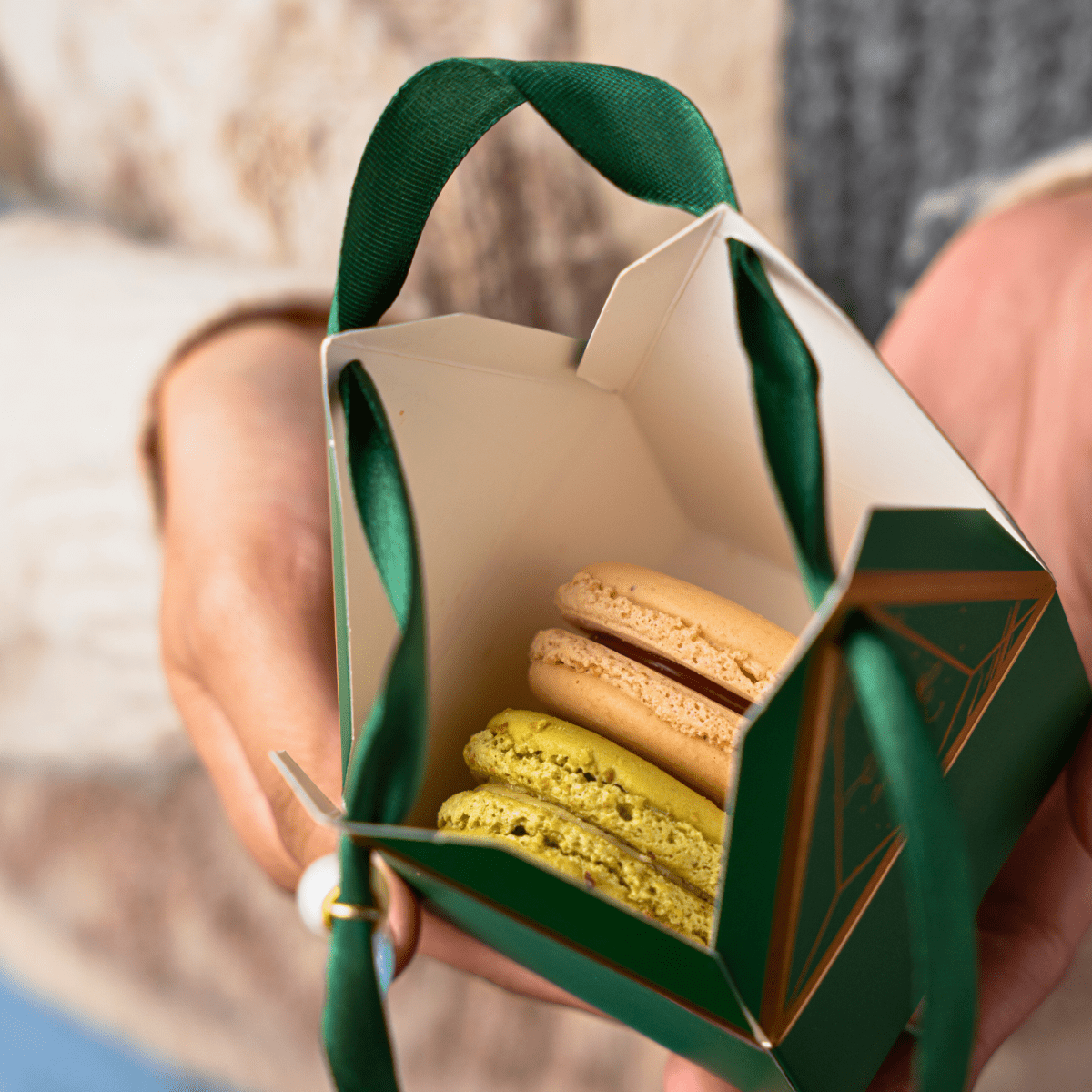 Christmas Macaron Duo Box - dbakers Miami