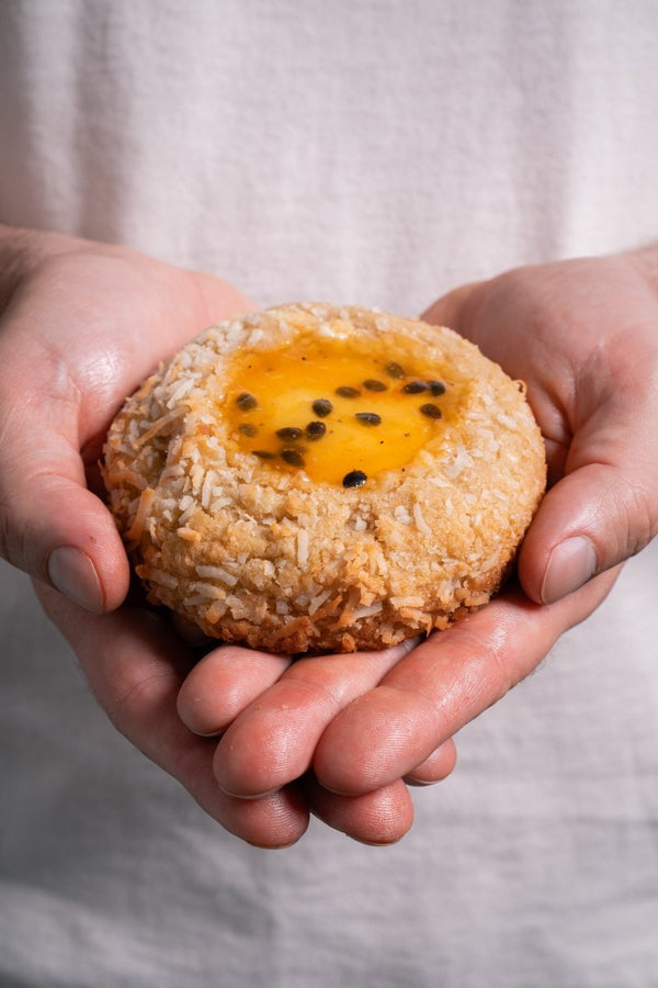 🥥✨ Coconut Passion Fruit Cookie  | dbakers Sweet Studio