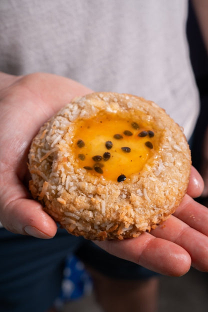 🥥✨ Coconut Passion Fruit Cookie  | dbakers Sweet Studio