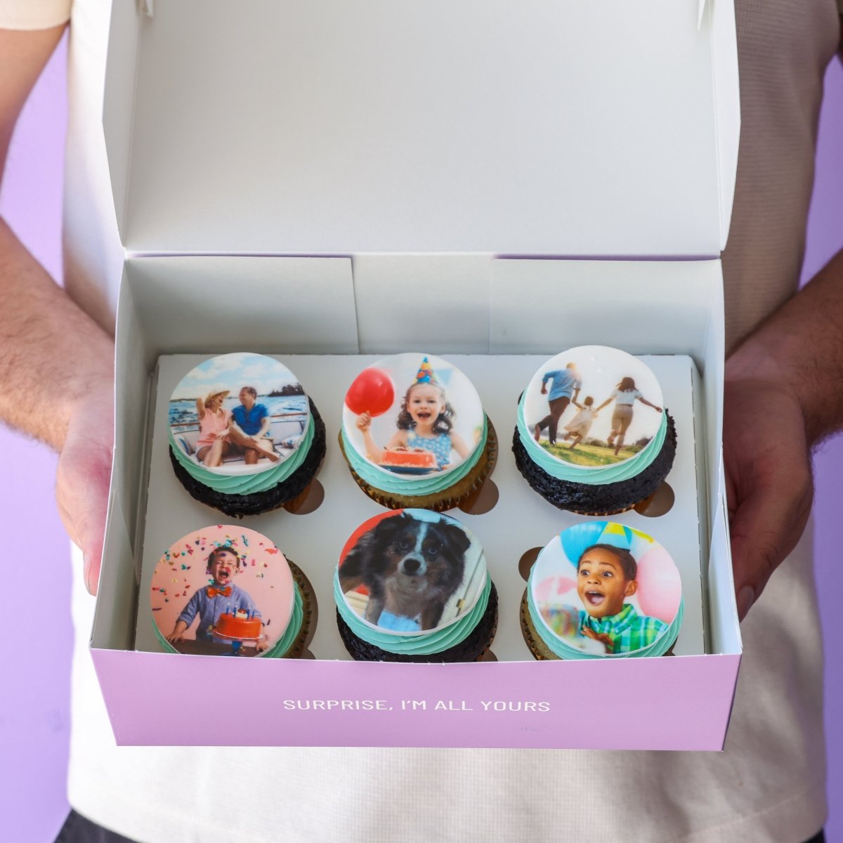 Custom Photo Cupcakes - dbakers Miami