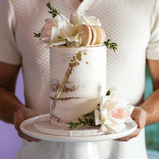 Floral Naked Cake  | dbakers Sweet Studio