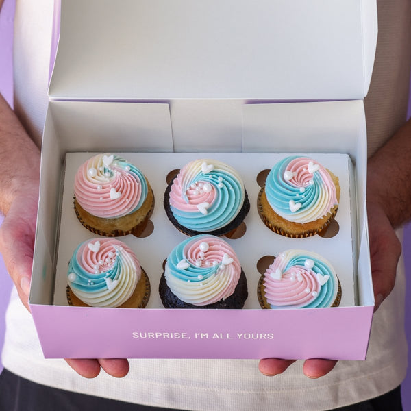 Gender Reveal Cupcakes  | dbakers Sweet Studio