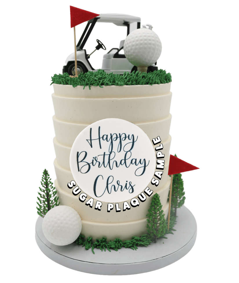 Golf Cake - dbakers Miami
