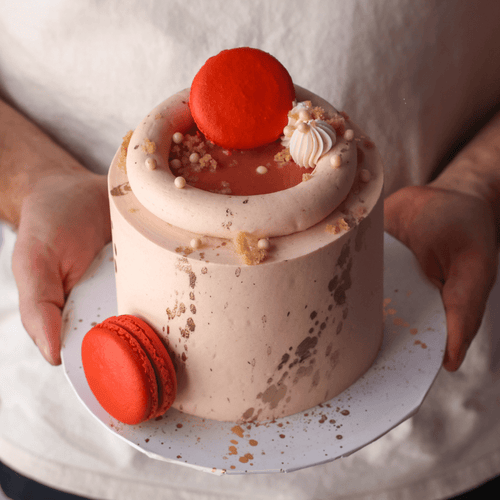 Guava Cream Cheese Cake  | dbakers Sweet Studio